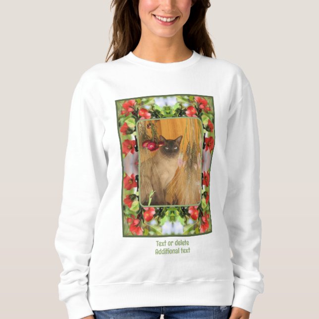 Blommar Quince-Blommar Skapar ditt eget foto T Shirt (Framsida)