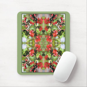 Blommar Quince Red Blommars Abstrakt Musmatta