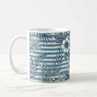 Blommar Rand designkaffe Mugg