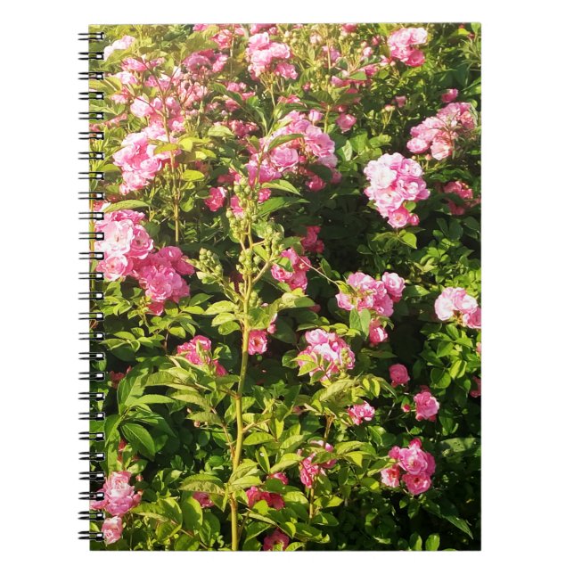 Blommar Rosarium Anteckningsbok (Framsidan)