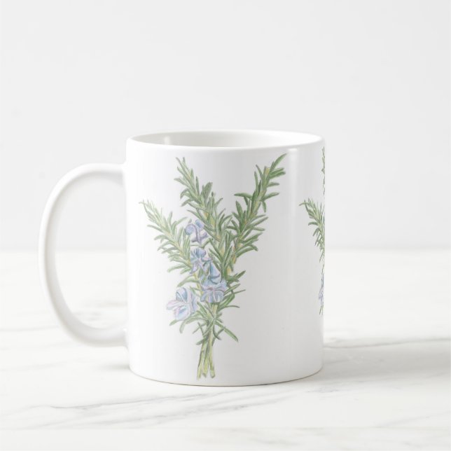 Blommar Rosemary Kaffemugg (Vänster)