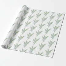 Blommar Rosemary Wrapping Papper