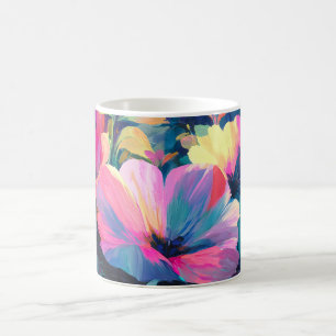Blommar Rush Vår Blommigt Garden Kaffemugg