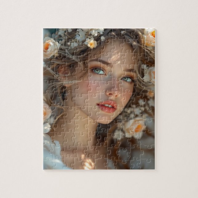 Blommar Seraph - Angel av Vår Grace Grace Pussel (Vertikal)