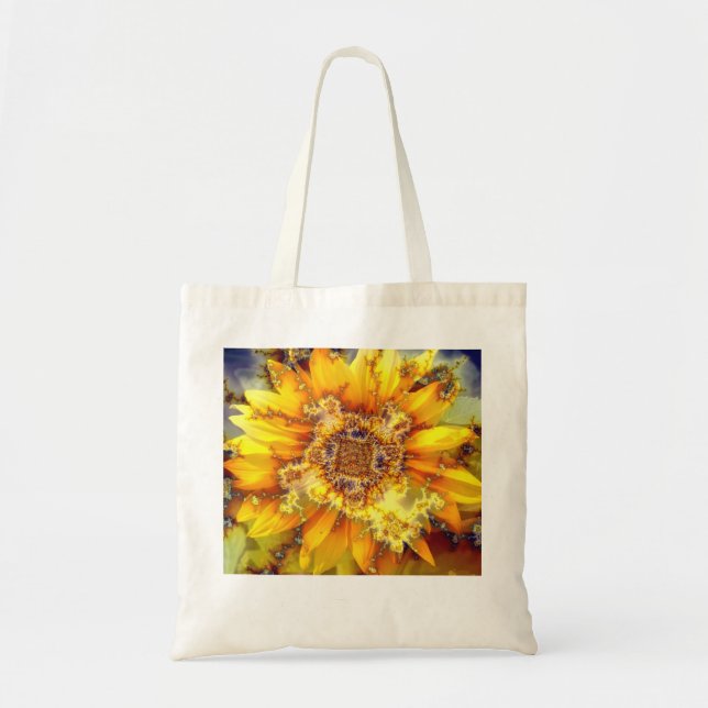 Blommar Sol - Tote Carriage Bag Tygkasse (Framsidan)