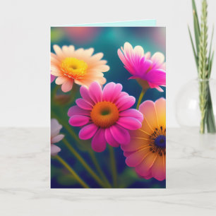 BLOMMAR SOM SKICKAR ETT STORBRITANNISKT KORT FÖR A