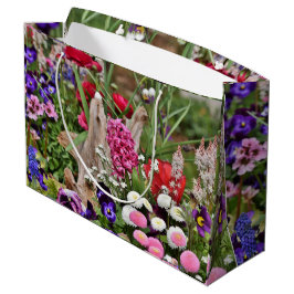 Blommar Stor gift-flagga