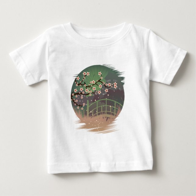 Blommar Sundown T Shirt (Framsida)