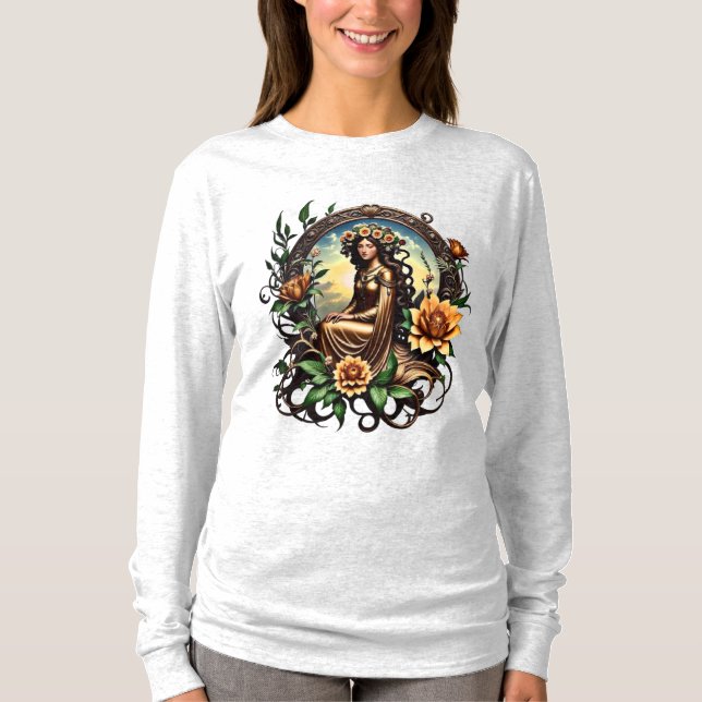 Blommar T Shirt (Framsida)