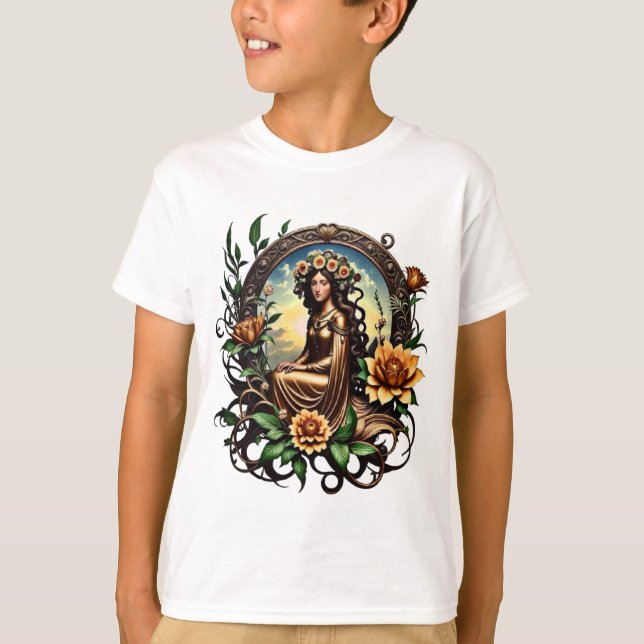 Blommar T Shirt (Framsida)