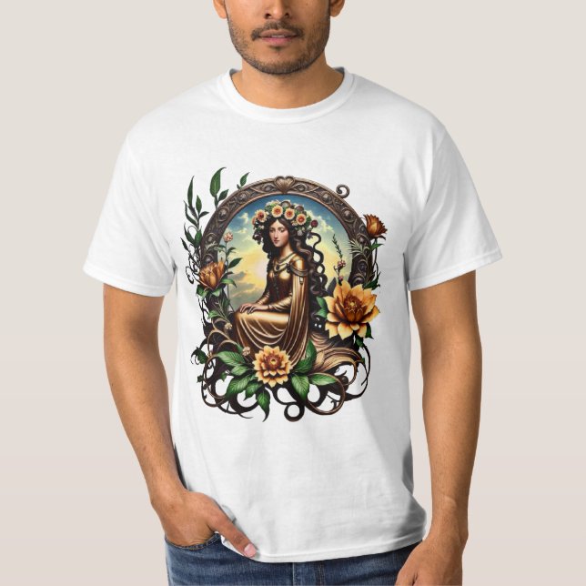 Blommar T Shirt (Framsida)