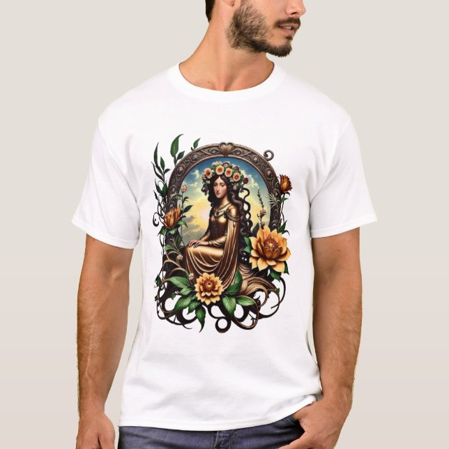 Blommar T Shirt (Framsida)
