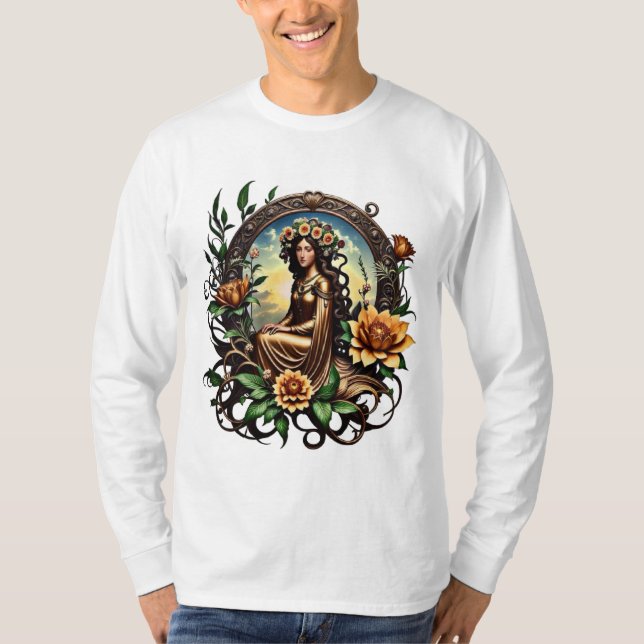 Blommar T Shirt (Framsida)