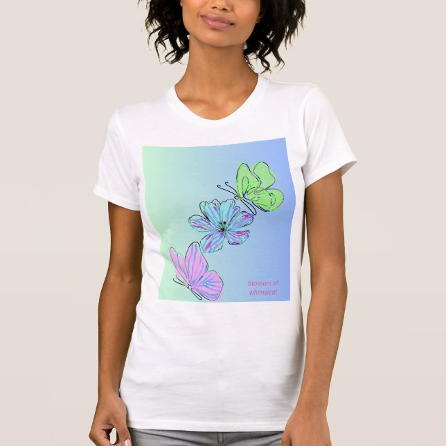 blommar t shirt (Framsida)