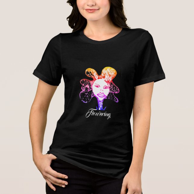 Blommar T-Shirt (Framsida)