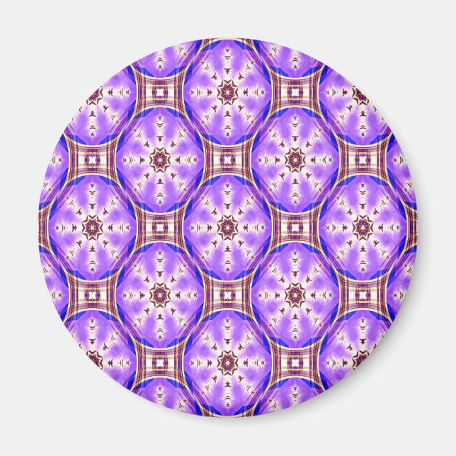 Blommar Tartan Stars.. Magnet (Framsidan)
