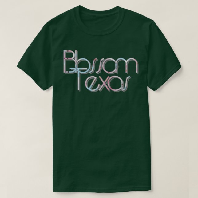 Blommar Texas T Shirt (Design framsida)