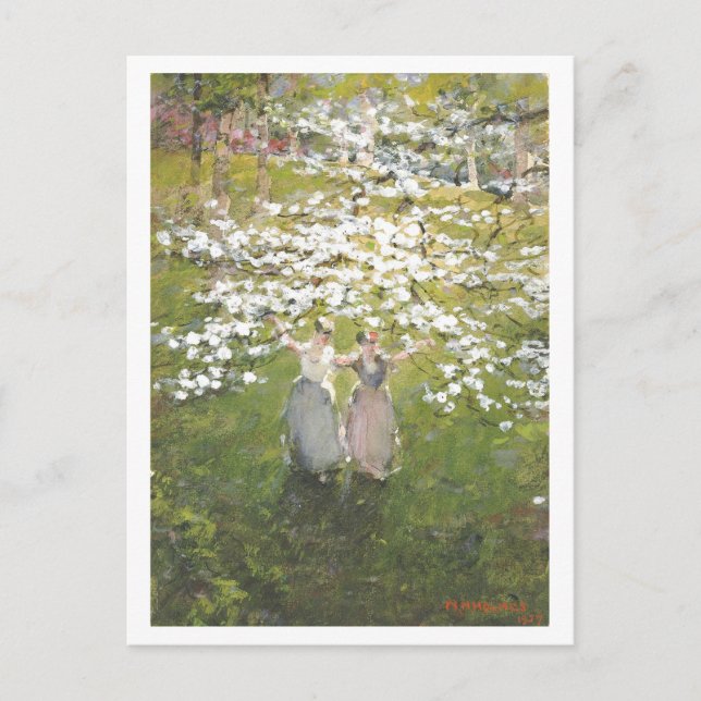 Blommar Vänskap/Syskonkonst Vykort (Framsida)