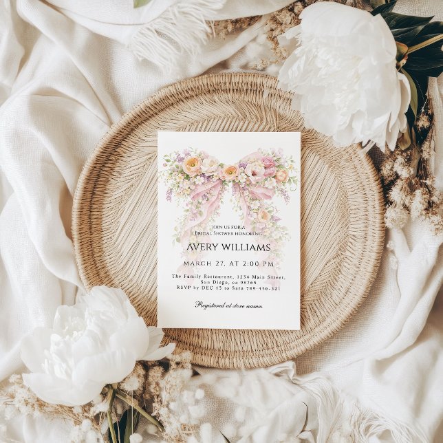 Blommar vår sommar blomma båge bröllopsfest inbjudningar (Skapare uppladdad)