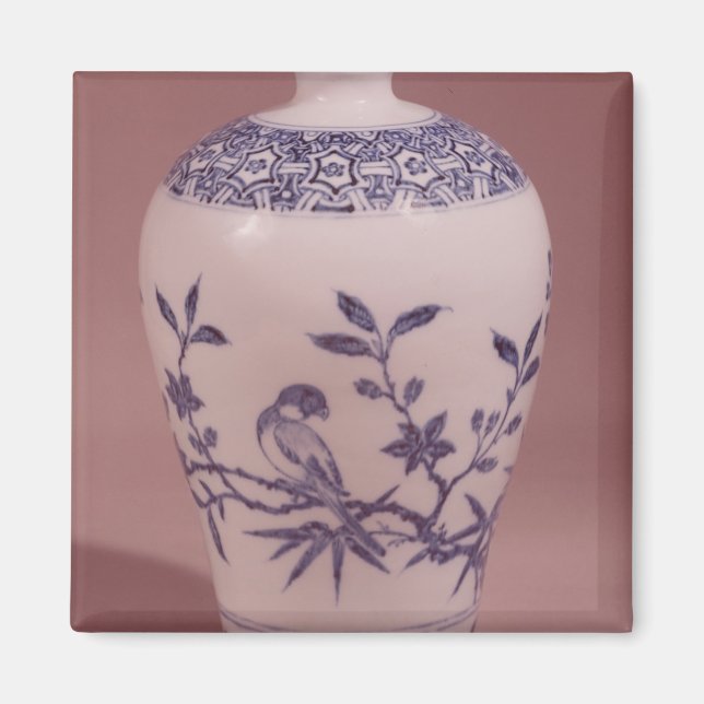 Blommar vas, Ming dynasty Magnet (Framsidan)