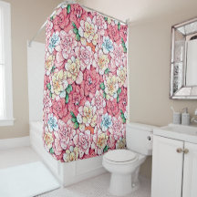 Blommar Visa gardiner