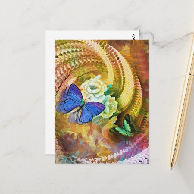 Blommar vykort (Fram/Back In Situ)