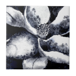 "Blommar White" Kitchen Garden Ceramic Tile Kakelplatta