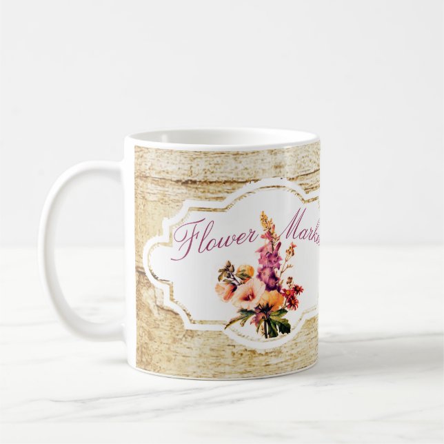 Blommarknad Kaffemugg (Vänster)