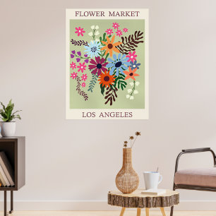Blommarknad, Los Angeles, Poster