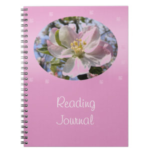 Blommarna Apple utan läs Journal Anteckningsbok