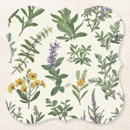 Blommarna blommigt Underlägg Papper