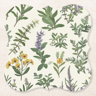 Blommarna blommigt Underlägg Papper