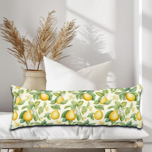 Blommarna Citrus i Medelhavet Kroppskudde