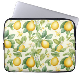 Blommarna Citrus i Medelhavet Laptop Fodral