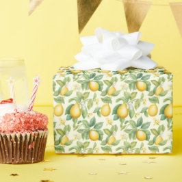 Blommarna Citrus i Medelhavet Presentpapper