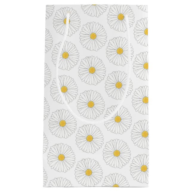 Blommarna Daisy för vit Gult, Vår (Framsidan)