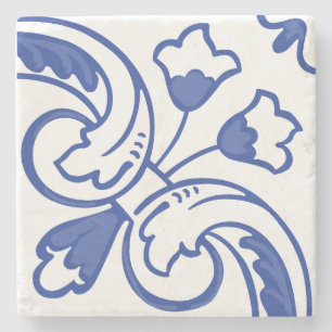 Blommarna Delft Vine Stenunderlägg