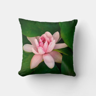 Blommarna för vacker Lotus Flower Kudde
