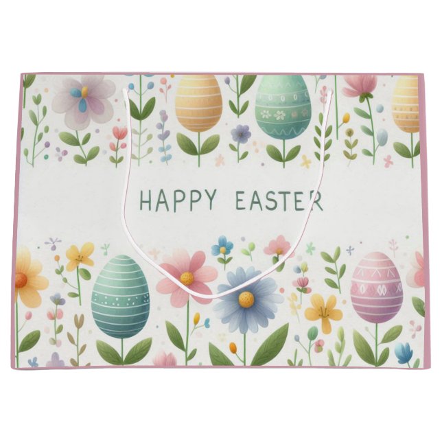 Blommarna glad påsk (Framsidan)