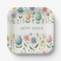 Blommarna glad påsk