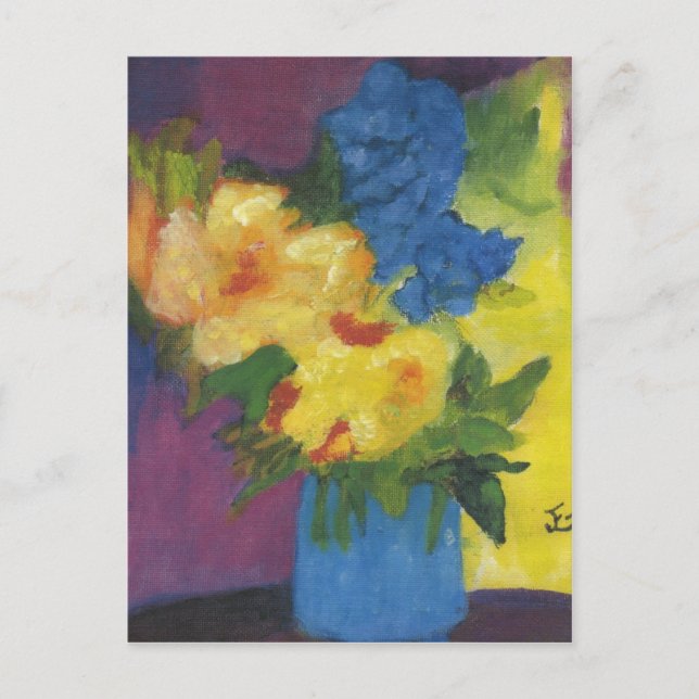 Blommarna Kärlek Vykort (Framsida)