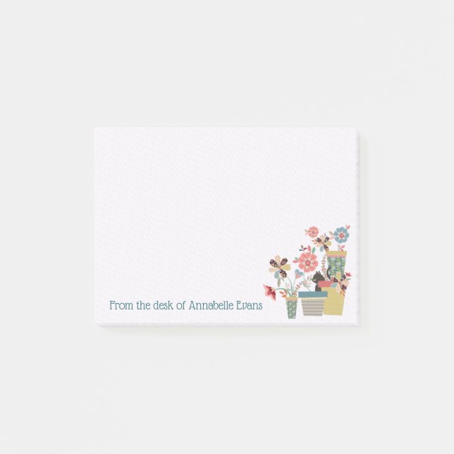 Blommarna kattunge post-it block (Framsida)