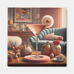 Blommarna Martini för atomFuturistiska Cherry Magnet