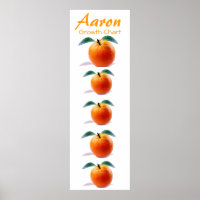 Blommarna Orange för barntillväxtdiagram -  Destin