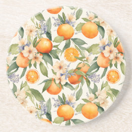 Blommarna orange Underlägg