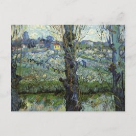 Blommarna Orchard, Arles, Vincent Van Gogh Vykort