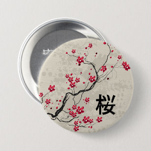 Blommarna Oriental Stil Sakura Cherry  Art Knapp