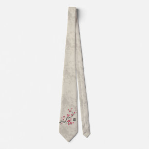 Blommarna Oriental Stil Sakura Cherry Art Slips