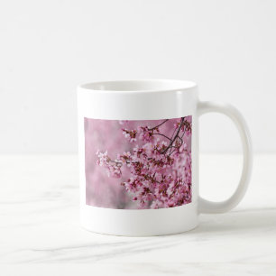 Blommarna Pastel Rosa Lagrar Kaffemugg