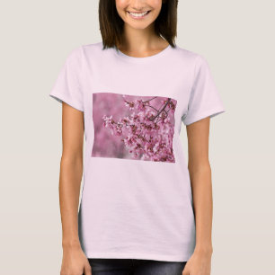 Blommarna Pastel Rosa Lagrar T-shirt